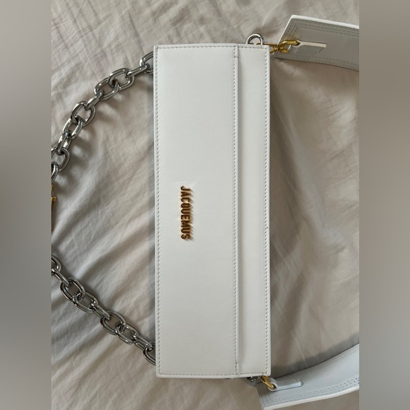 LIKE NEW AUTHENTIC JACQUEMUS Le Ciuciu Leather Shoulder Bag in White - Picture 11 of 11